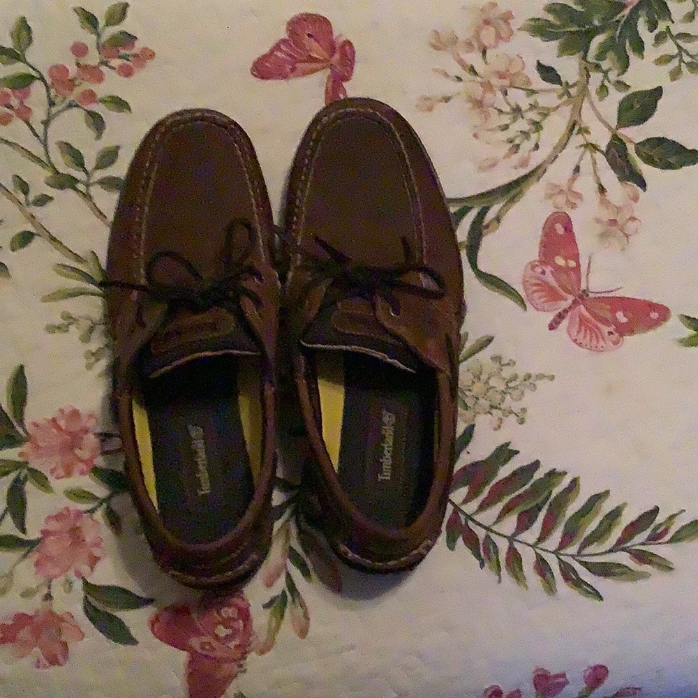 Men’s leather boat shoe size 10.5